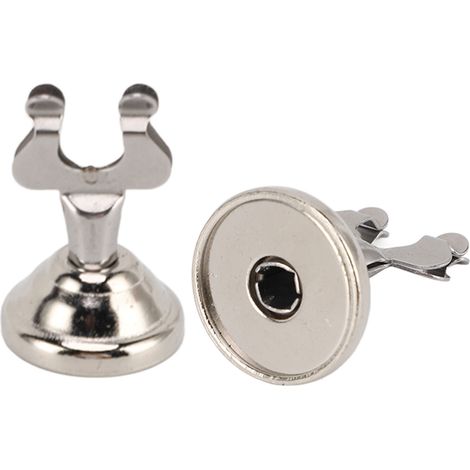 Set aus 2 Tischnummernhaltern aus Edelstahl, rund, stabil und robust, spiralförmig, für Hochzeiten, Partys und Büros. (1/5)