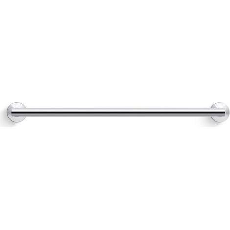 Kohler Components Double Towel Rail Holder Polished Chrome Bathroom Cloakroom