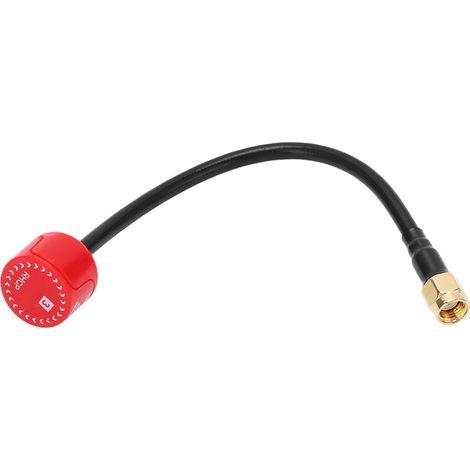 Antenne FPV drone 5.8 GHz 155mm 2.5 Dbi RPSMA trou intérieur pour machine RC FPV (Rouge) (1/5)