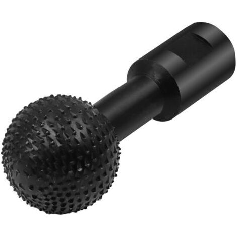 VURAHOME - Fraise à bout sphérique rotative - Outil manuel de gravure sur bois - Pièces détachées pour meuleuse d'angle - Tête de meulage sphérique de 14 mm - Tête de meulage rotative de 40 mm (1/5)