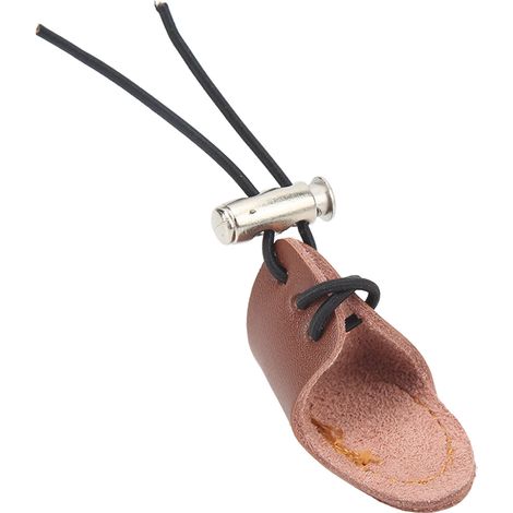 Bague de pouce mongole pour tir à l'arc, légère et confortable, protection optimale du doigt, arc recurve, couleur marron (1/5)