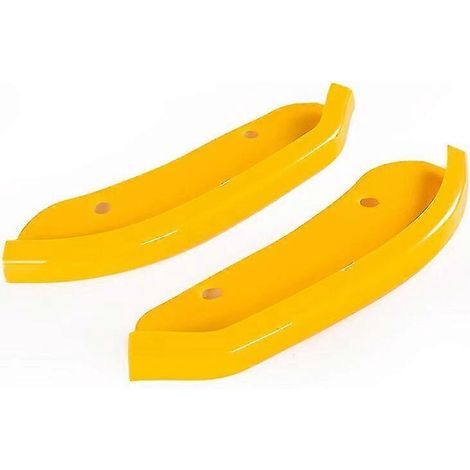 Bracingo 2er-Pack Frontstoßstangen-Splitter-Schutzlippe, Diffusor-Abdeckung, passend für Dodge Challenger SRT Scat Pack 2015–2022 – Gelb (1/5)