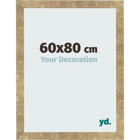 yd. - Cadre photo 60x80 - Or Antique - MDF - Bologna (1/5)
