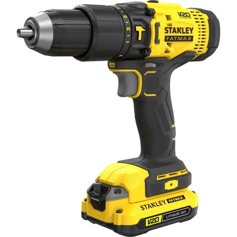 STANLEY Schlagbohrmaschine 18V V20 50Nm 2x1,5Ah SFMCD711C2K (1/5)