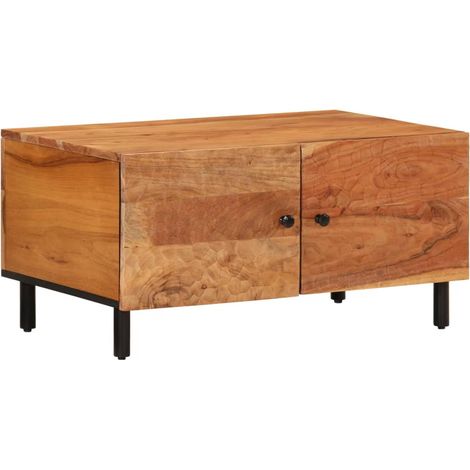 vidaXL Tavolino da Salotto 80x50x40 cm Legno Massello di Acacia (1/5)