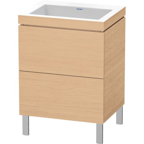 Duravit L-Cube c-bonded Ensemble vertical, 2 tiroirs, sans