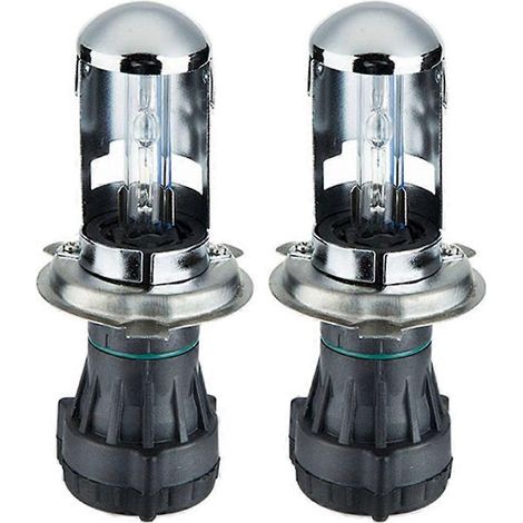 Lot de 2 ampoules xénon H4 35W pour phares de voiture, éclairage télescopique ultra-lumineux, feux de route et de croisement. (1/5)