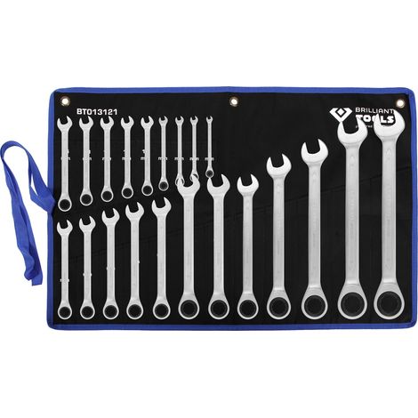 Brilliant Tools Ratschenringschlüssel-Satz, 21-tlg., 6 - 32 mm