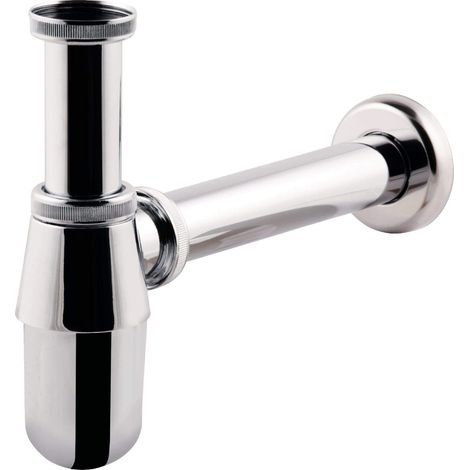 Sanitop-Wingenroth 22122 odori, Sifone antiodore per lavabo, Pulizia Rapida, Cromato, 1 ¼ x 32 mm (1/5)