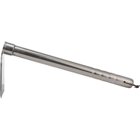 Zappa da giardino portatile e attrezzo per zappare il giardino per diserbare in casa, 38,5 cm in acciaio inossidabile, per uso domestico ed esterno, leggero ed ergonomico (1/4)