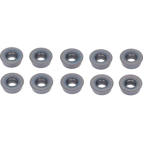 10 plaquettes de tournage en carbure revêtues pour tours CNC, porte-outils, fraiseuses à métaux RDMT1604MOTN