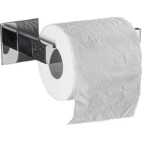 Porte Papier Toilette sans Percage 304 Acier Inoxydable Miroir Poli (1/5)