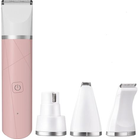 Tondeuse multifonction cinq en un pour chien sans fil outil de toilettage silencieux pour animaux de compagnie coupe poils precise