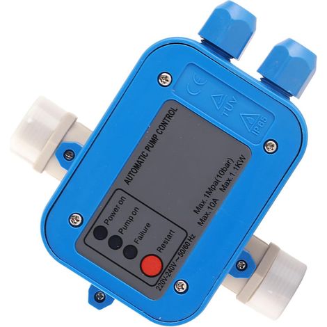 Press Control Régulateur de Pression Automatique pour Pompe à Eau, 10A, 1 Mpa, 10 bar, Pressostat Contrôleur Domestique (1/5)