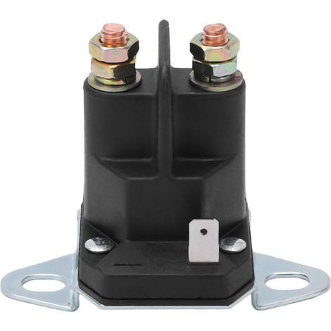 Relais de tondeuse à gazon, boîtier ABS, bobine en laiton, solénoïde de démarreur pour véhicule utilitaire 12V (1/5)