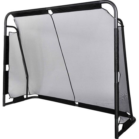 Prosport Fußballtor 300x200x90 Premium Schwarz