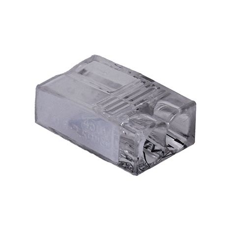 Conector push Interlusa 2 polos 450 V 100 piezas