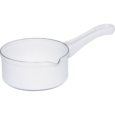 Riess Casserole à manche pour bébé Ø14cm 0,75 litre Classic Blanc Induction