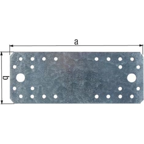 GAH  Alberts  Conector  plano  EN  14545:29-2  L  100  mm  W  35  mm  S  2,5  mm  acero  galvanizado  -  330002 (1/2)