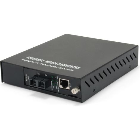 CONVERTIDOR FIBRA LEVEL ONE FVM-1101 RJ45 ETHERNET A FIBRA MULTIMODO SC 2KM
