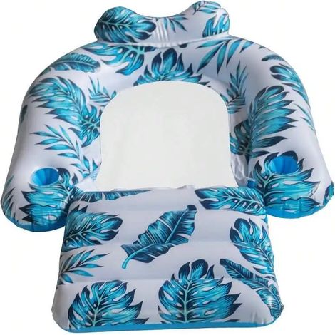 Tapis de piscine gonflable pour adultes - Fauteuil flottant, radeau, chaise flottante, bouée. (1/2)