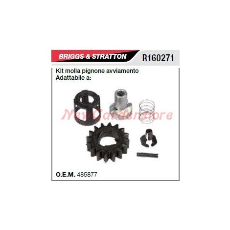 B&S kit muelle piñón de arranque cortacésped R160271