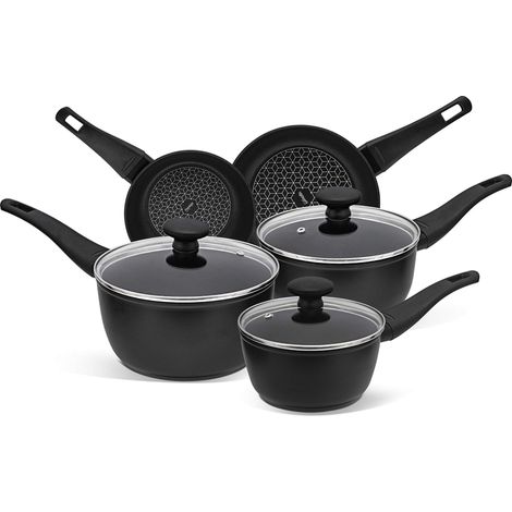 Prestige – Thermo Smart – Set di pentole e padelle – 5 pezzi di pentole antiaderenti – induzione, gas e fornelli elettrici (1/4)