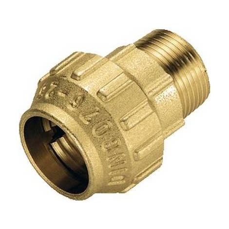 RACCORDO DIRITTO MASCHIO IN OTTONE TIEMME Misura: 3/4" x 25