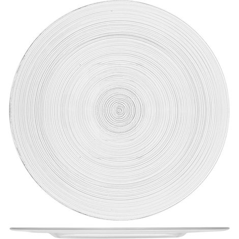 Lot de 6 dessous de plat Circle en verre transparent Ø 32 cm, lavables au lave-vaisselle, pour une mise en place raffinée