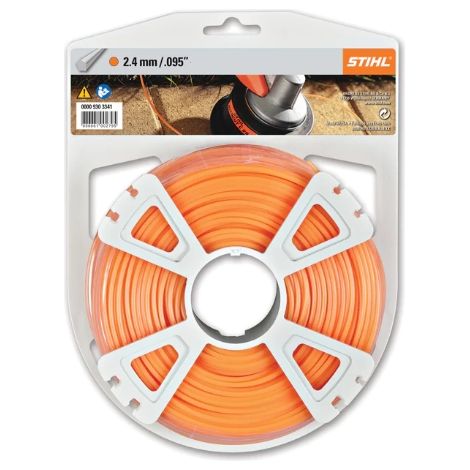 Bobina filo pentagonale colore arancio STIHL diametro 2.4 mm decespugliatore 97 m