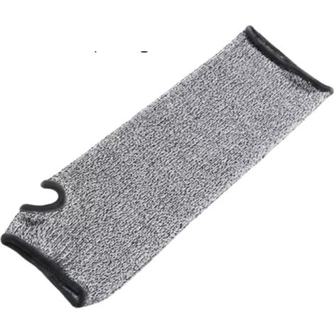 Gants résistants aux coupures, 2 pièces niveau 5 manches de sécurité Anti coupure bras crevaison gants résistant à la coupe brassards protecteur ménage respirant garde gants Coupe extensible confortab (1/5)
