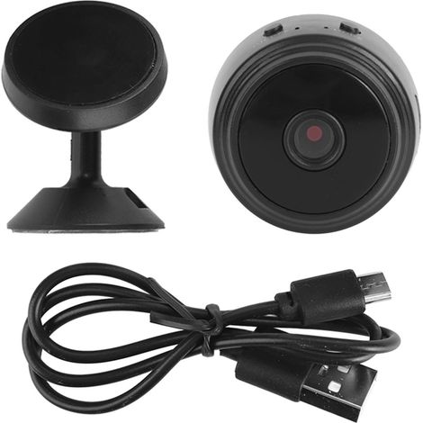 Caméra WiFi sans fil grand angle 120° 720p, mini système de surveillance CCTV pour enfants et personnes âgées (1/5)