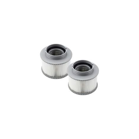 Filtro di ricambio per MSpa FD2089 compatibile con tutte le attuali cartucce filtro MSpa e piscine idromassaggio gonfiabili (versione migliorata) Confezione da 2 - Crezuo