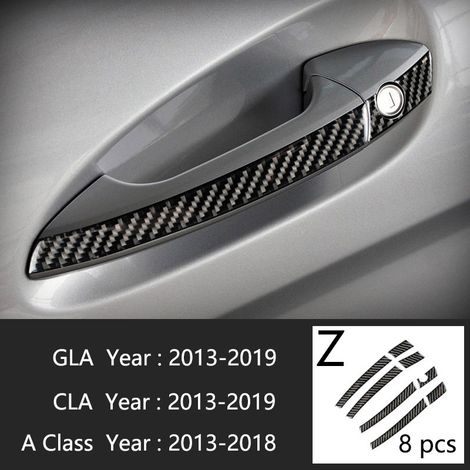 (Type Z) Compatible avec Mercedes-Benz Classe A W176 GLA X156 CLA Accessoires de climatisation, panneau de console CD, garniture de style automobile (1/5)