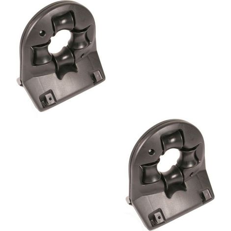 Wall Mounted Universal Hose Reel Guide Bracket Hozelock Compatible Twin Pack (1/2)
