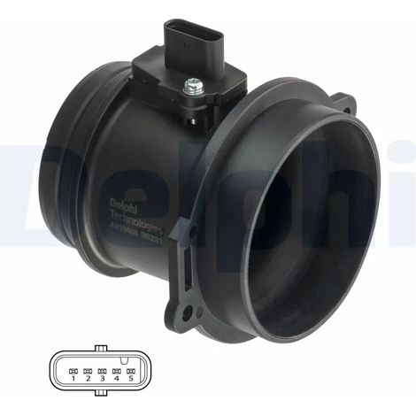 Débitmètre de masse d'air Delphi Technologies AF10406-12B1 AUDI 059 906 461N