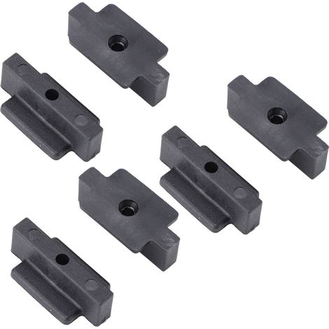 Lot 100 clips invisibles terrasse composite avec vis, fixations cachees deck bois, accessoires pose profil groove (1/5)