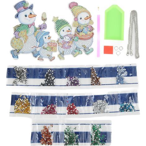 DIY-Türschild zum Aufhängen – Handgefertigtes Schneemann-Design, einfach aufzuhängen (1/5)