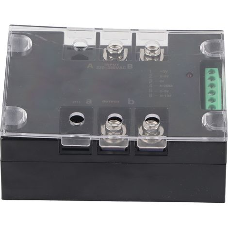 SCR Voltage Regulator 1 Phase Solid State Electrical Regulation Transformer Relay 220‑380VACSSR‑120WA‑H Without Heat Sink
