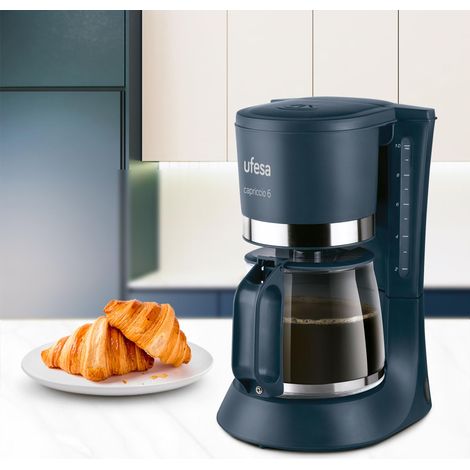 Cafetera de Goteo 6 Tazas Ufesa 71604775 Capriccio Azul