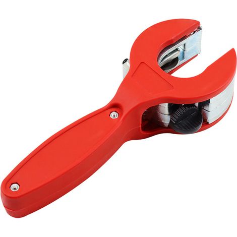Cortatubos portátil de trinquete de 8-29 mm para tuberías metálicas, ideal para fontanería, mantenimiento de automóviles y aire acondicionado (rojo). (1/5)