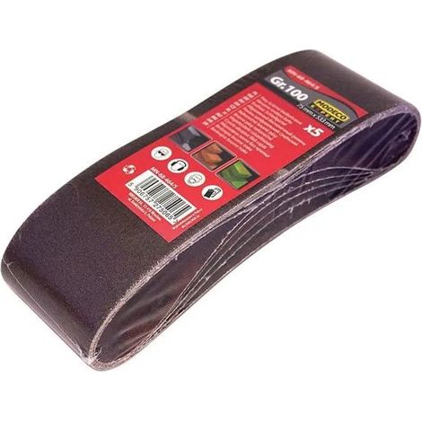 Bande abrasive Modeco mn-68-461/5 75 mm 533 mm grain 80