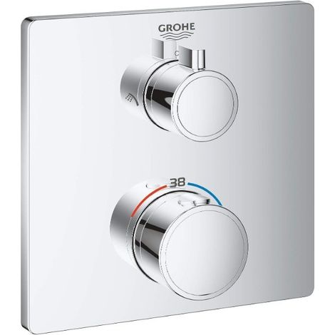 Mezclador termostático de ducha Grohe Grohtherm con desviador (1/5)