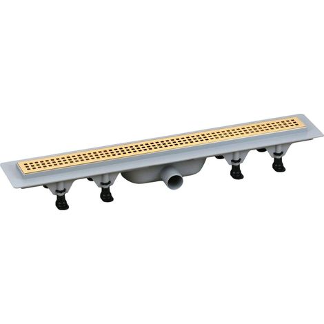Duschablaufrinne 455x122 mm in Goldfarbe Vicario DP400-DS1.04  Gold