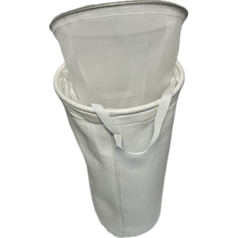 1 Poche 5 microns avec bague de maintien intégrée + 1 panier skimmer préfiltre compatible Desjoyaux (1/2)