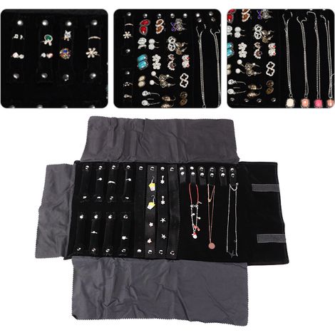 Trousse de rangement pour bijoux : organisez colliers, bracelets et boucles d'oreilles (1/5)