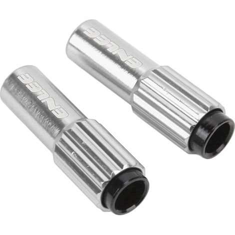 Bicycle Brake Cable Adjustment Screws, Aluminum Alloy, 4mm/5mm Barrel Compatible for Road and Mountain Bike Fixies, Black Pair (1/5)
