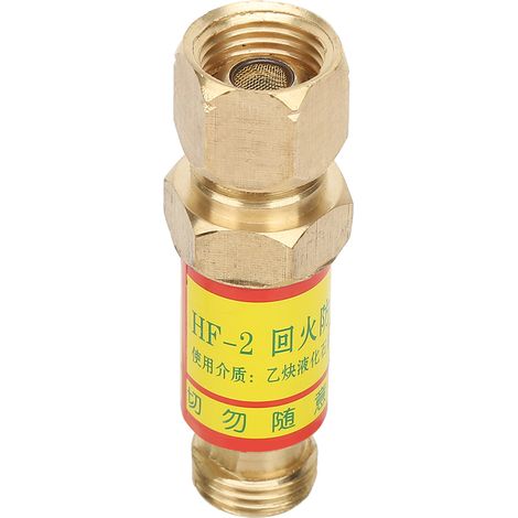 Soufflage Anti-Retour Coupeur Torche Gaz Acétylène, Anti-Flamme Retour, Raccord M16x1,5, Sécurité Soudure (1/5)