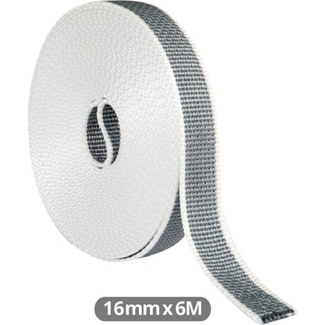 6 m 18 mm graues Rolloband (1/4)
