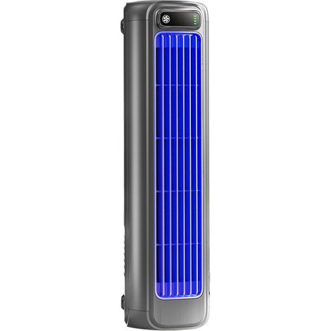 Ventilateur de refroidissement mural sans pales,ventilateur personnel rechargeable par USB, ventilateur circulateur d'air silencieux,89x 84 x 312mm (1/5)